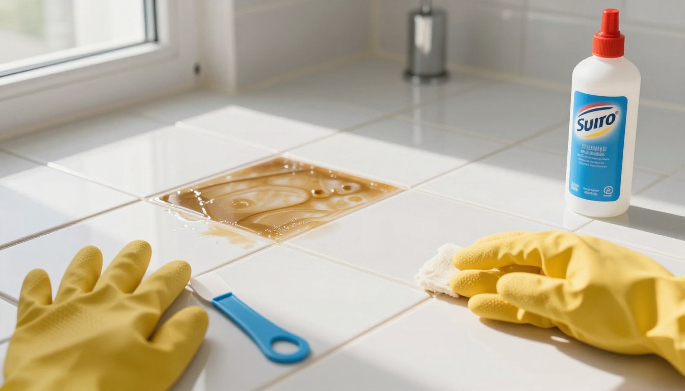 Czym zmyć silikon z płytek