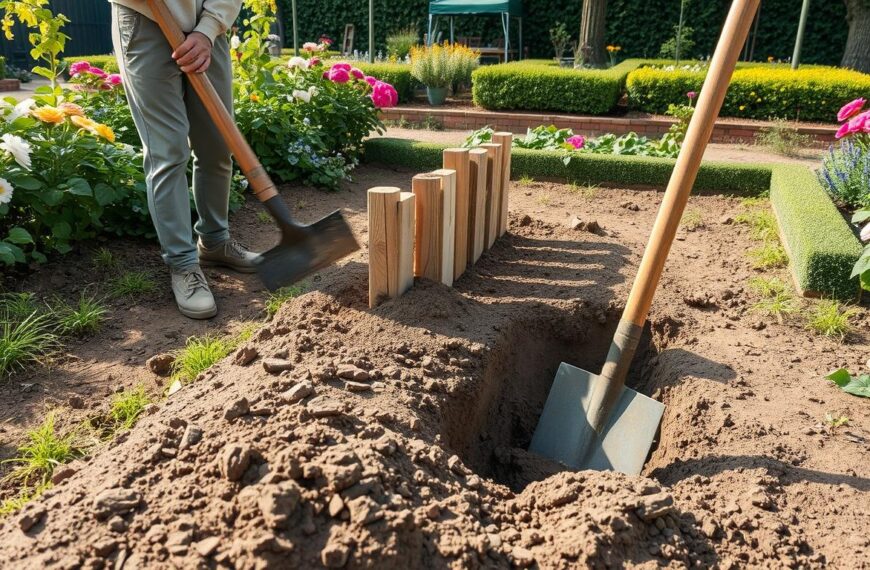 Jak głęboko zakopać palisadę