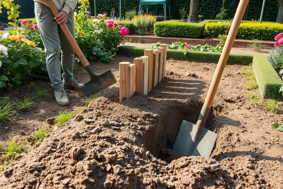 Jak głęboko zakopać palisadę