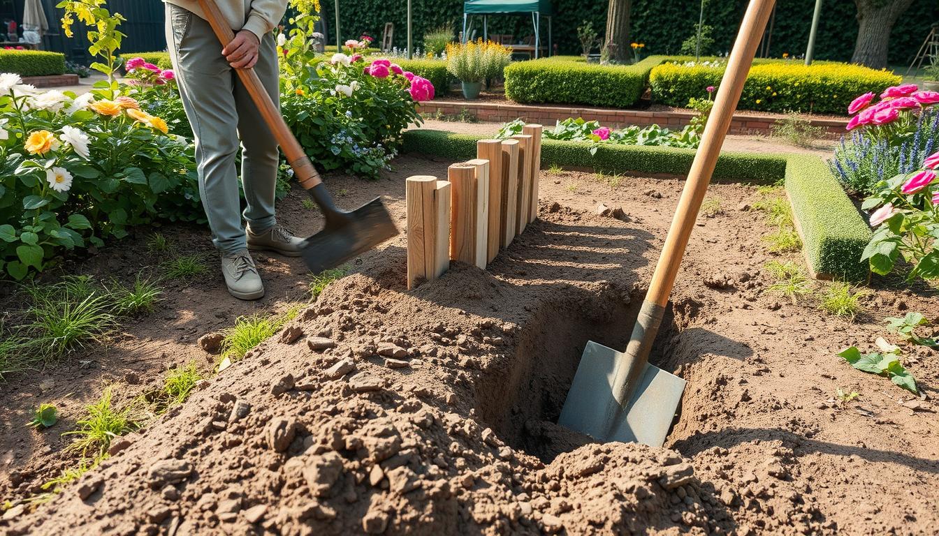 Jak głęboko zakopać palisadę