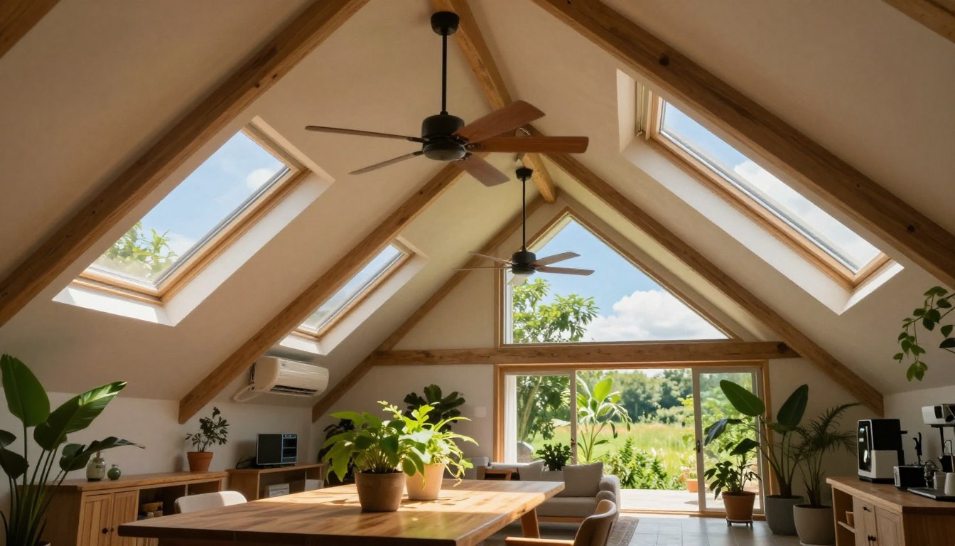 Jak ochłodzić poddasze