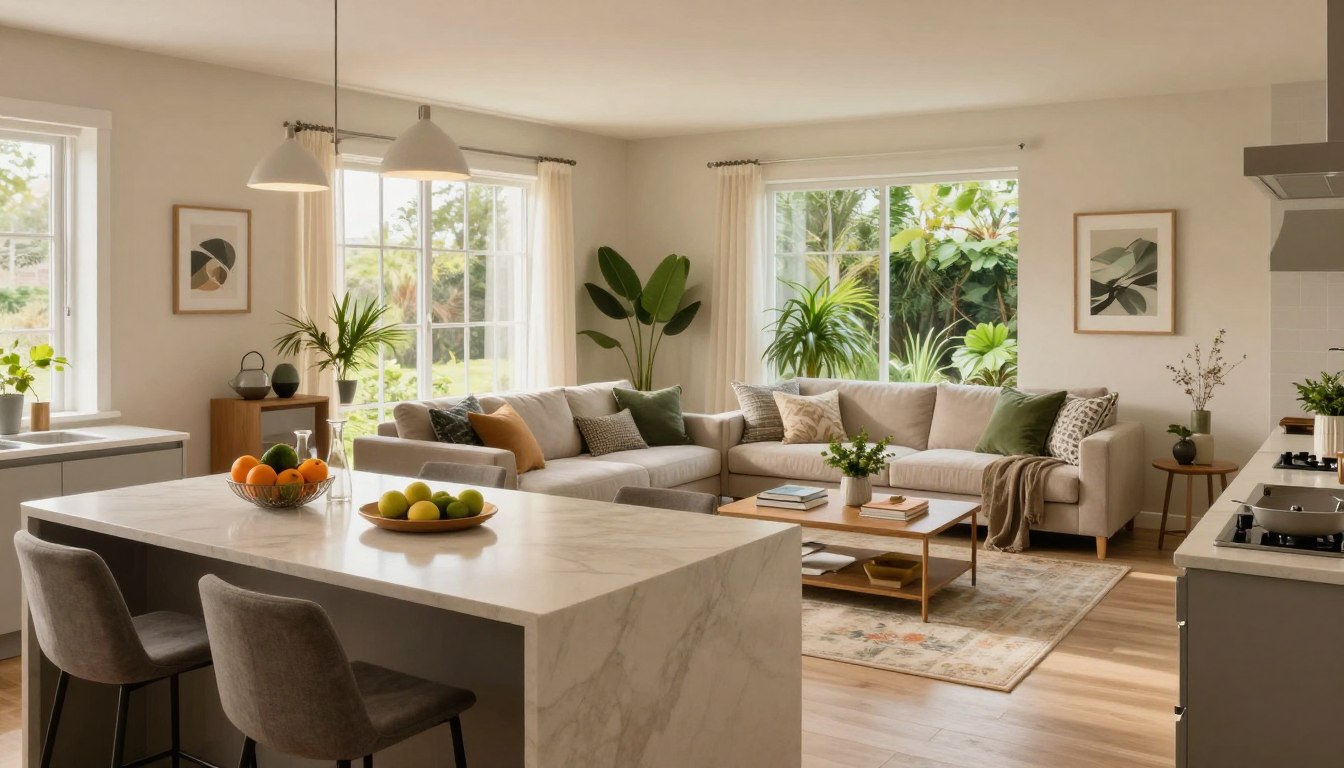 Jak oddzielić kuchnię od salonu