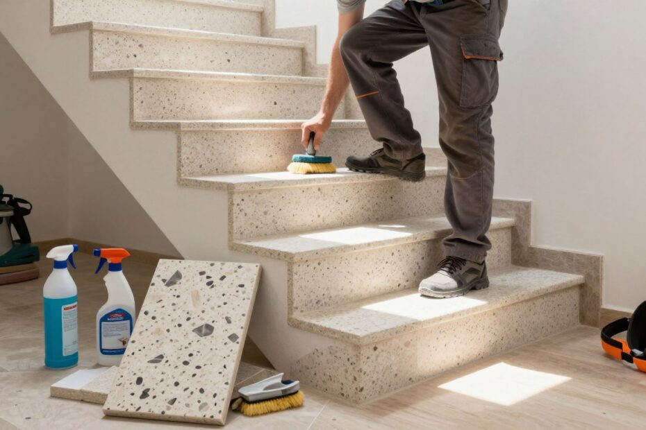 Jak odnowić schody z lastryko