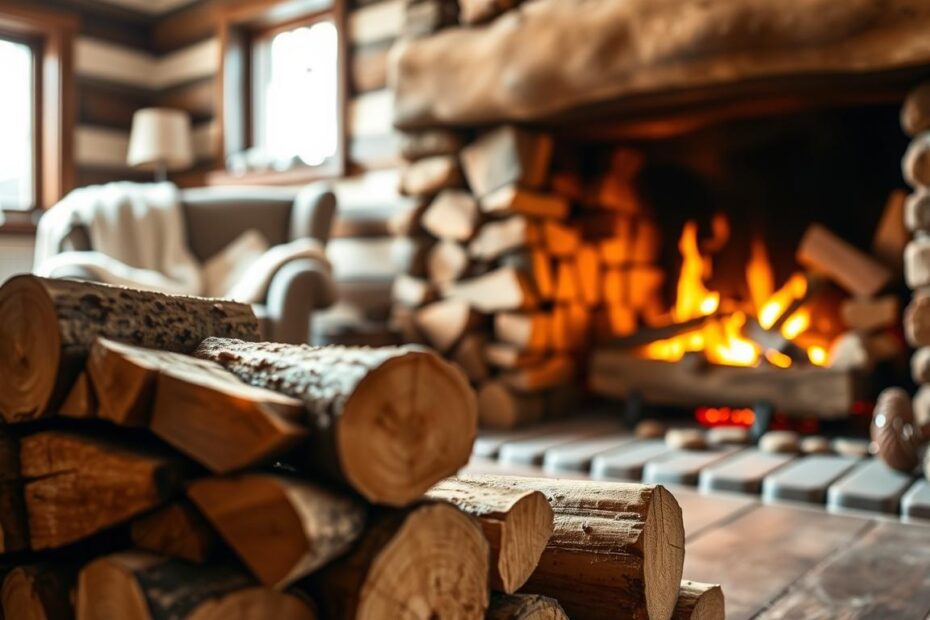 Jak układać drewno w kominku