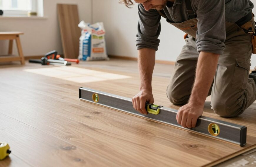Jak wyrównać podłogę pod panele, aby uniknąć skrzypienia i uszkodzeń
