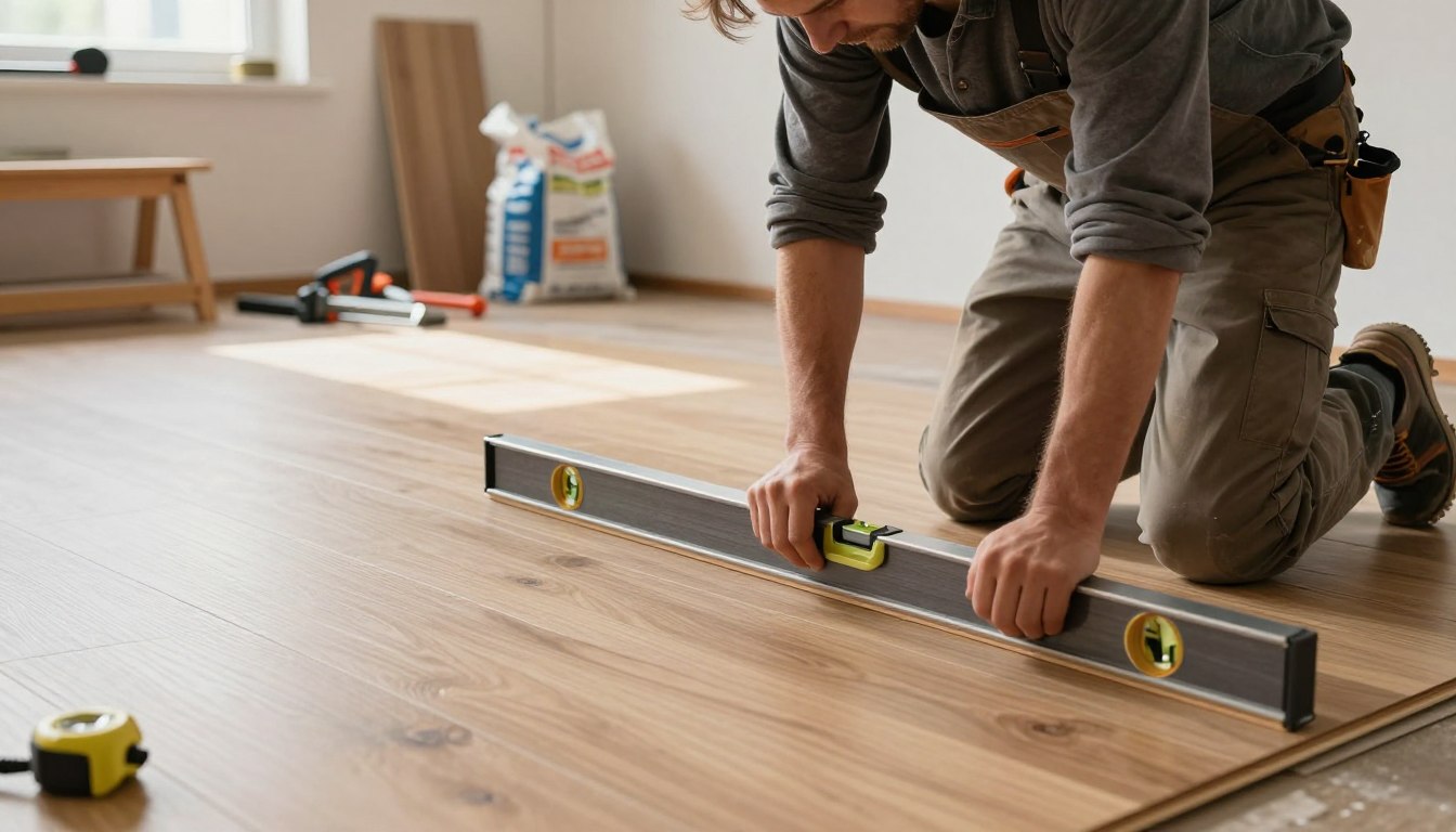 Jak wyrównać podłogę pod panele