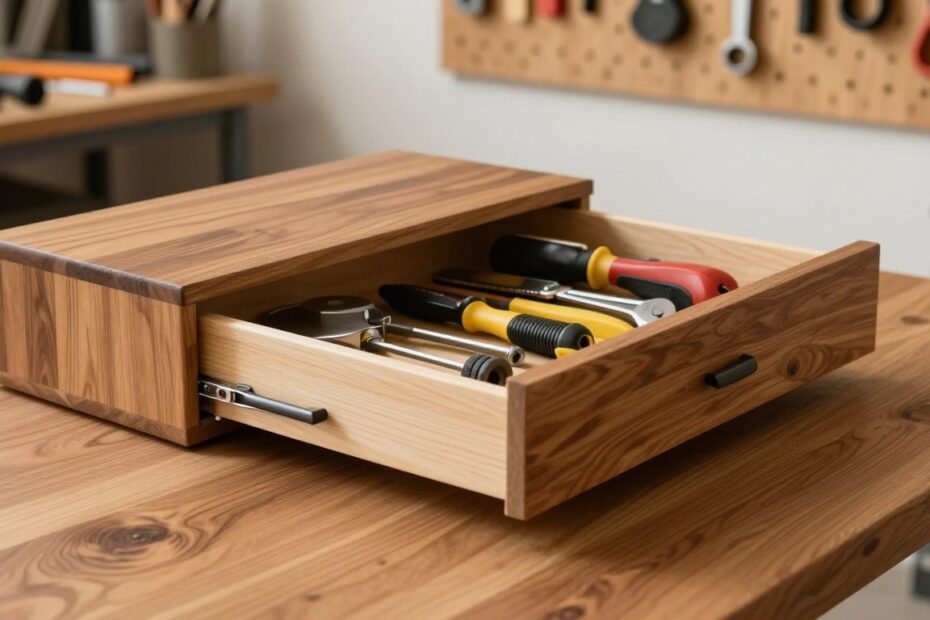 Jak zrobić szufladę do stołu warsztatowego