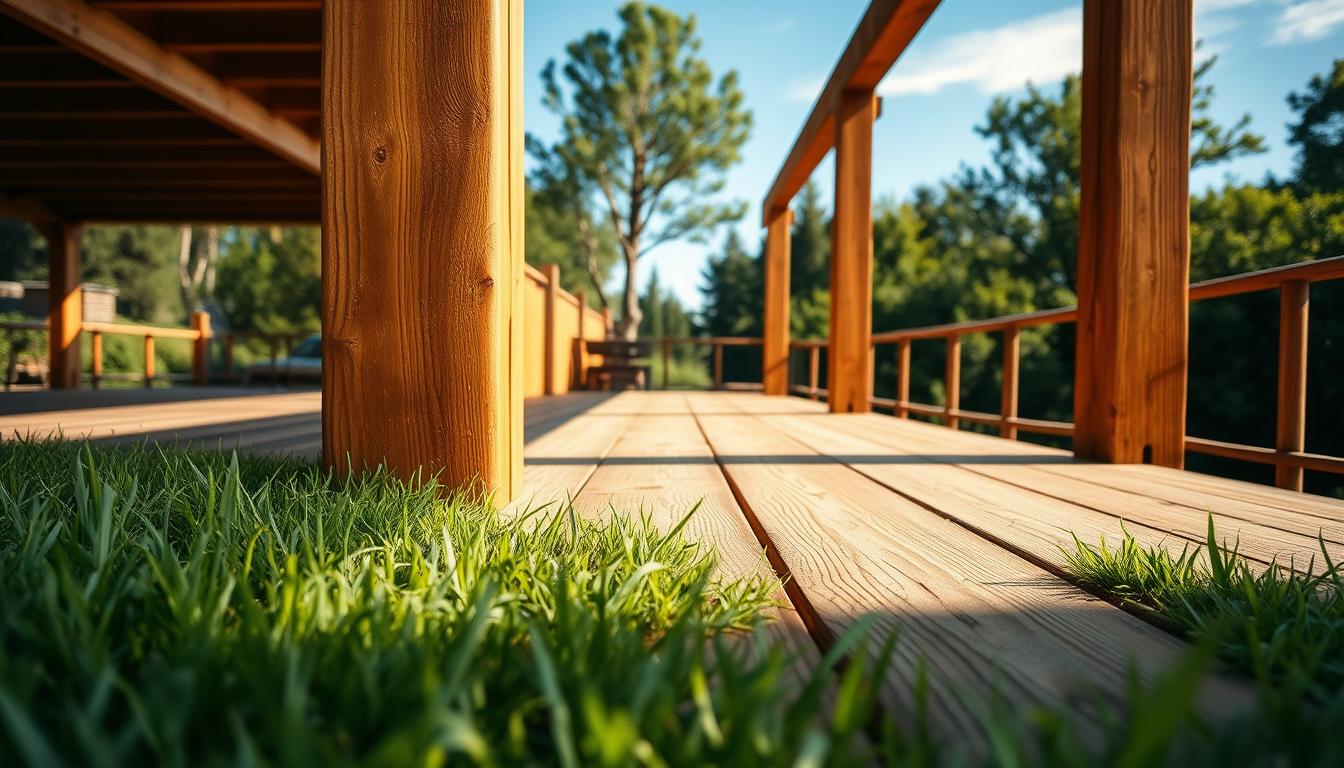 Jak zrobić taras drewniany na słupach