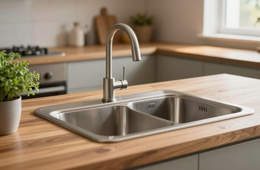 Jaki zlewozmywak do drewnianego blatu