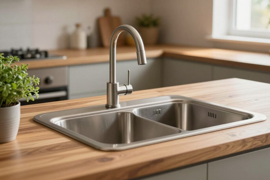 Jaki zlewozmywak do drewnianego blatu