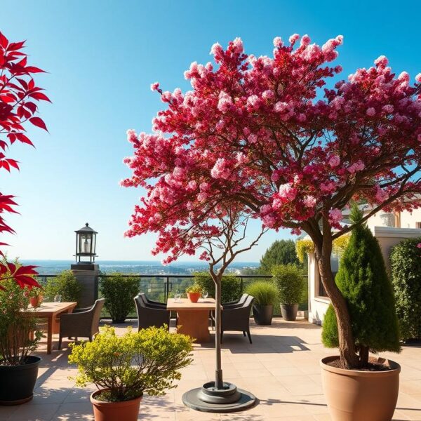 Jakie drzewa posadzić przy tarasie